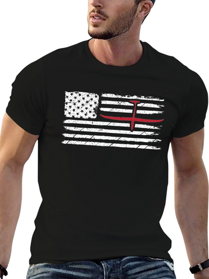 American Flag Red Glider Pilot T-Shirt
