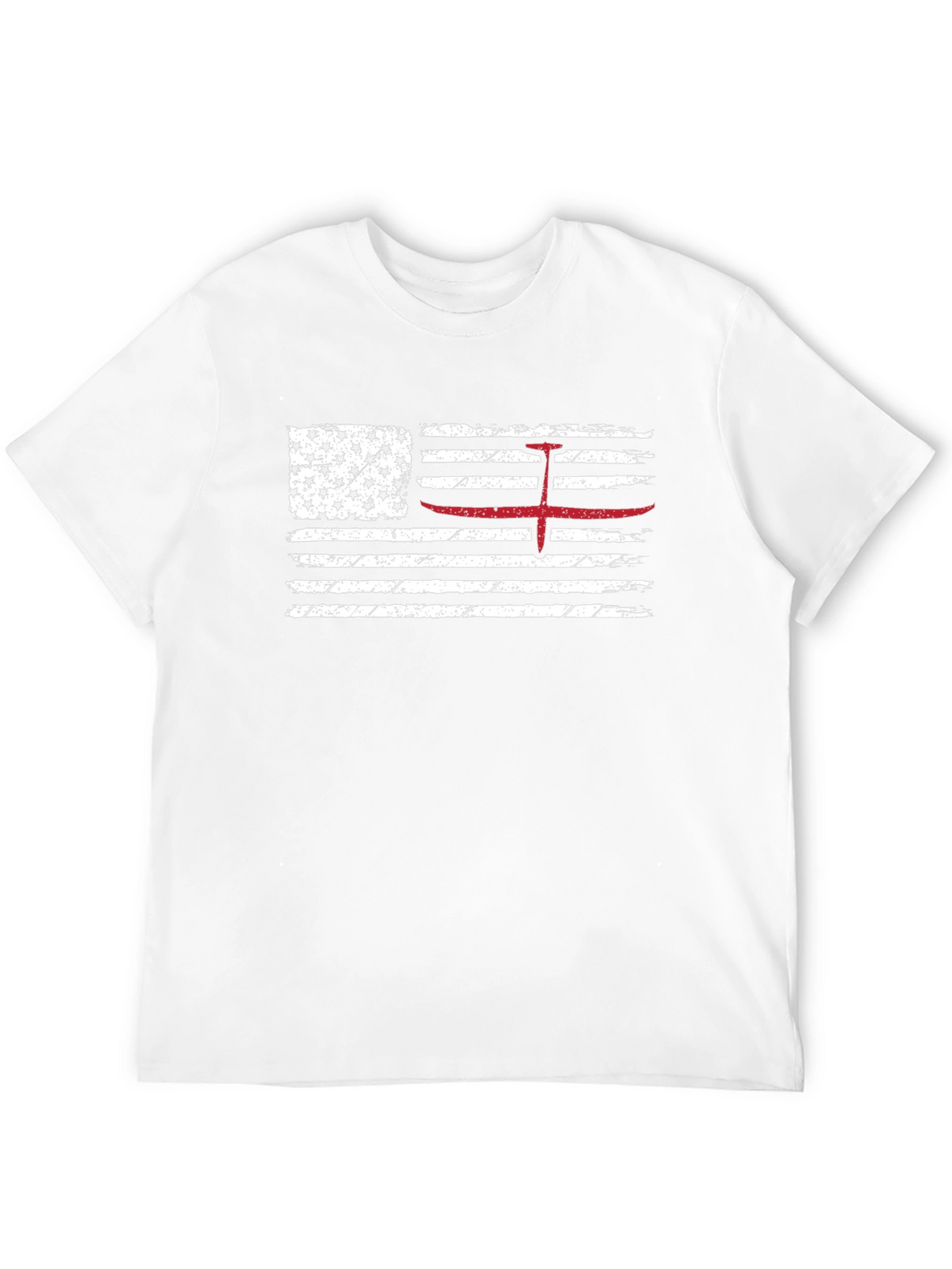 American Flag Red Glider Pilot T-Shirt