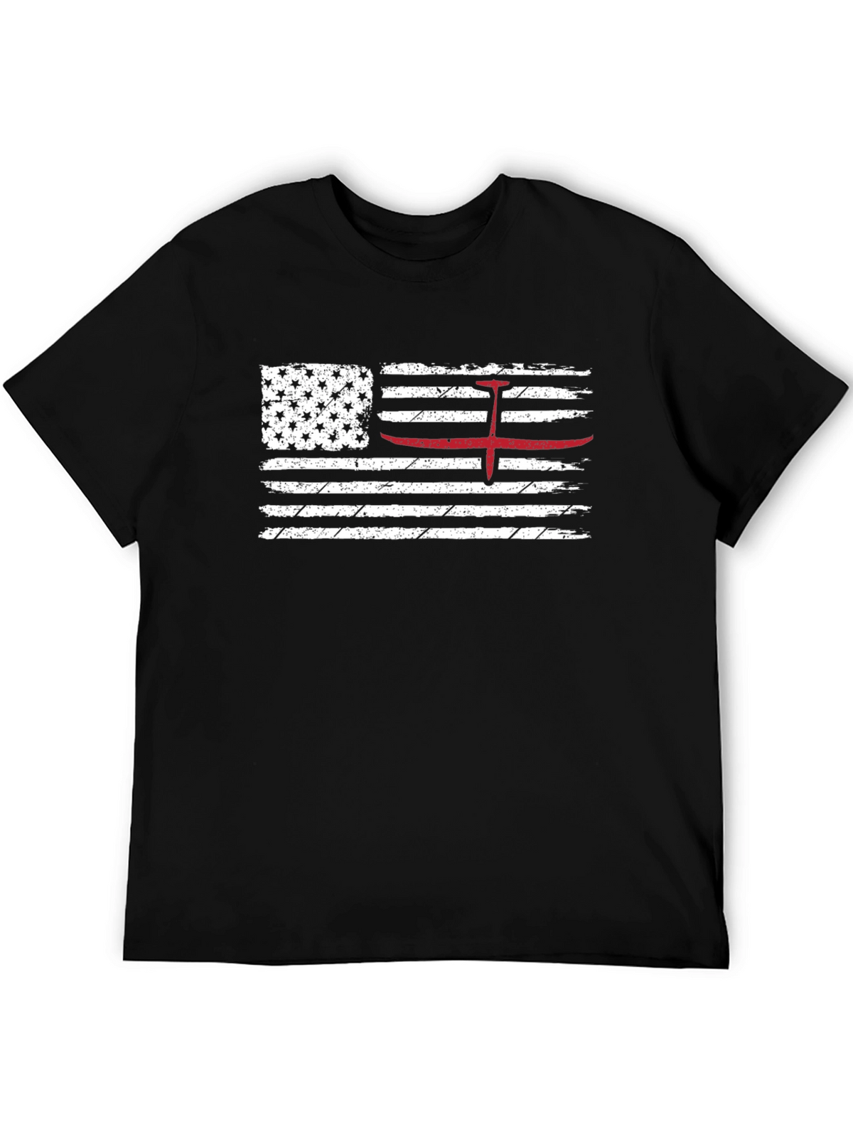 American Flag Red Glider Pilot T-Shirt