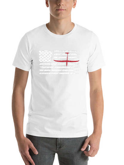 American Flag Red Glider Pilot T-Shirt