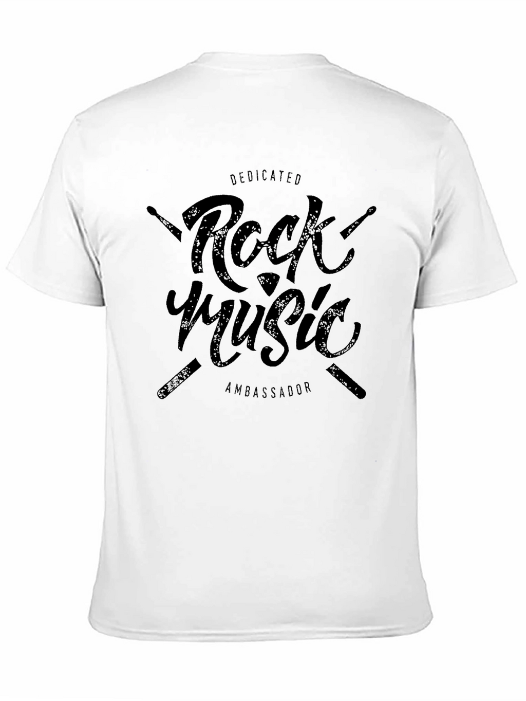 Dedicated Rock Music Ambassador Black T-Shirt
