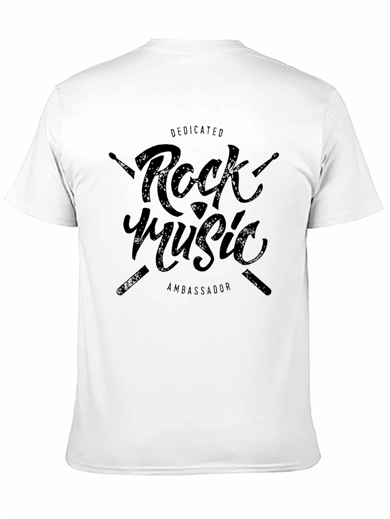 Dedicated Rock Music Ambassador Black T-Shirt