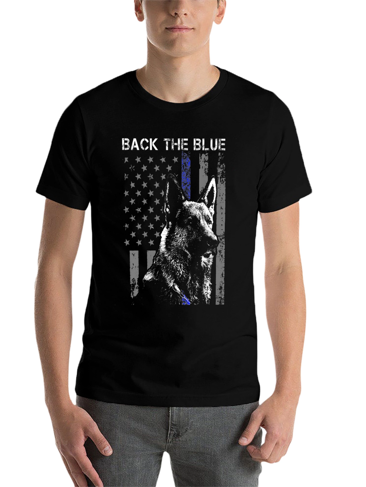Back the Blue Dog T-Shirt