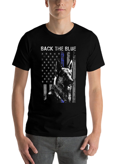 Back the Blue Dog T-Shirt