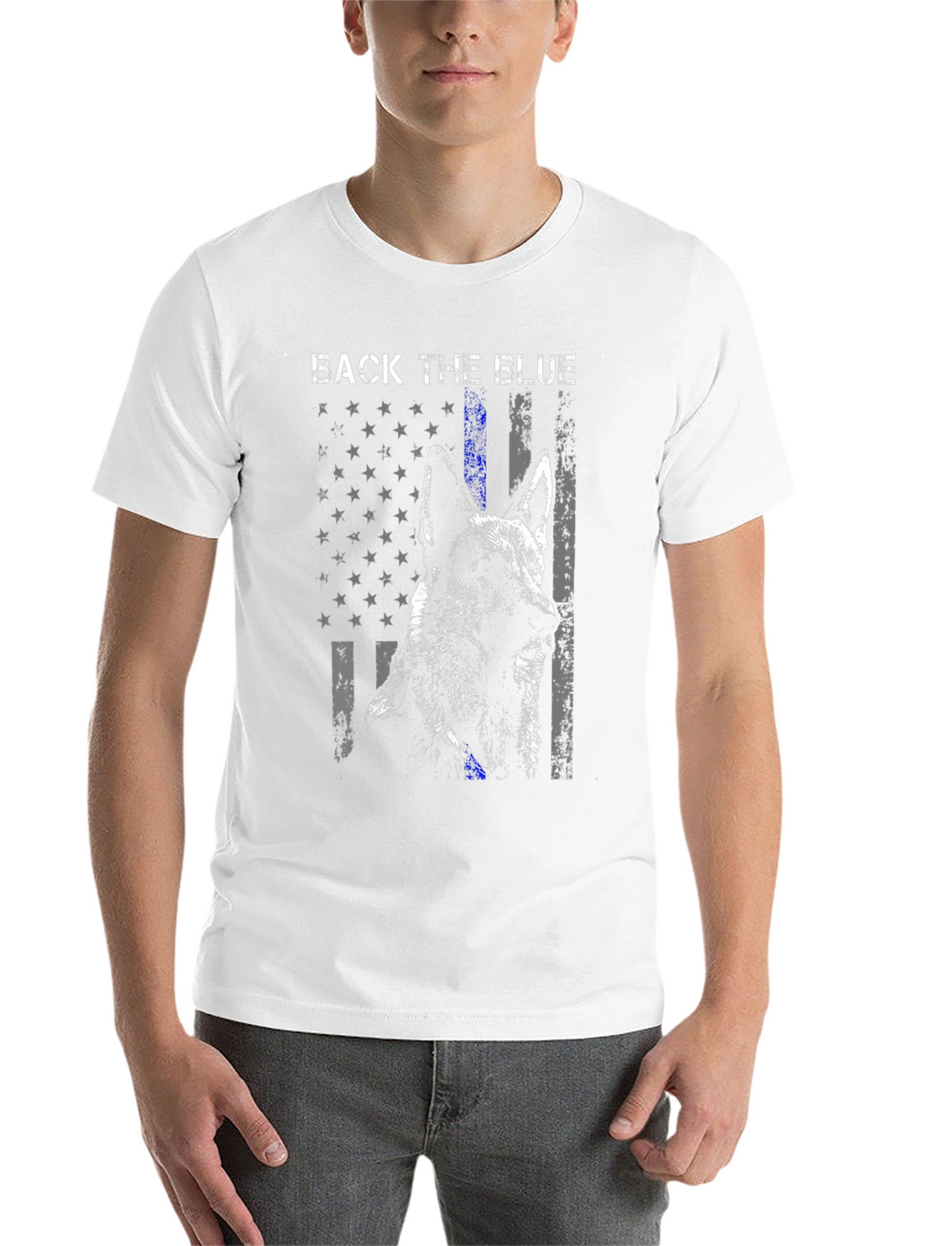 Back the Blue Dog T-Shirt