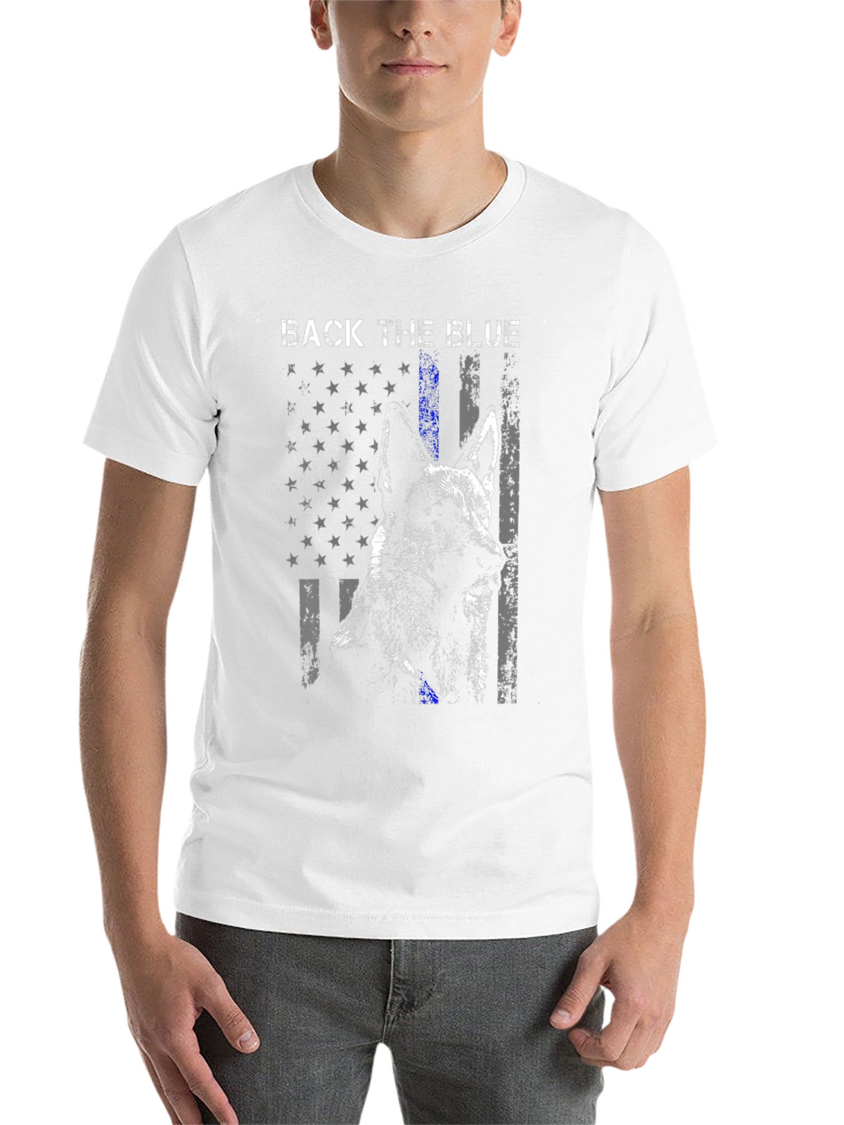 Back the Blue Dog T-Shirt