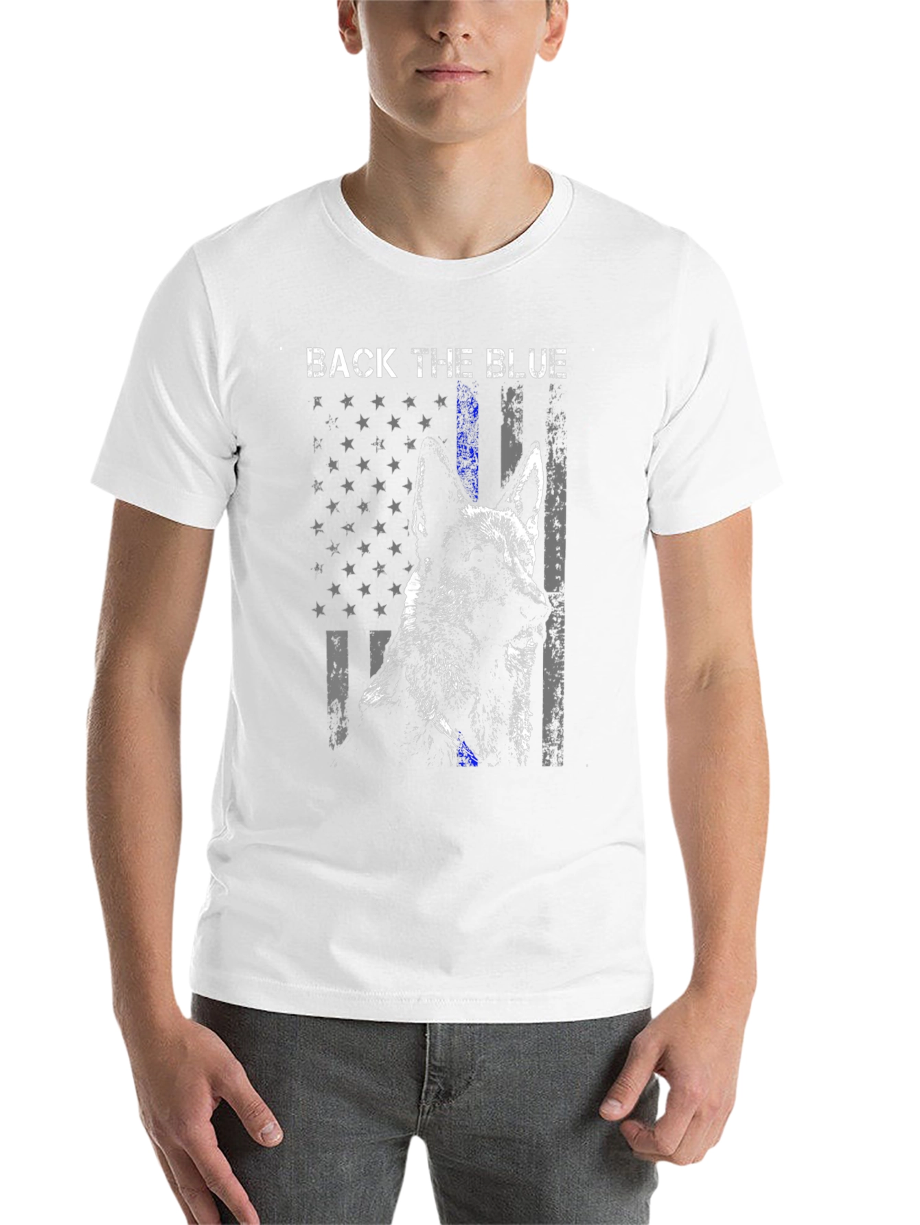 Back the Blue Dog T-Shirt