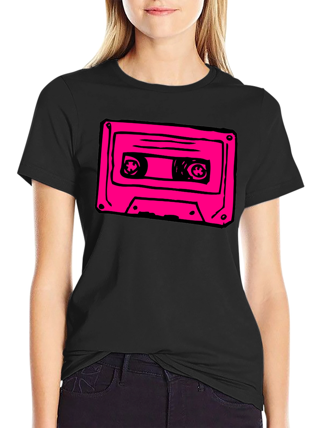 Retro Cassette Tape Graphic T-Shirt