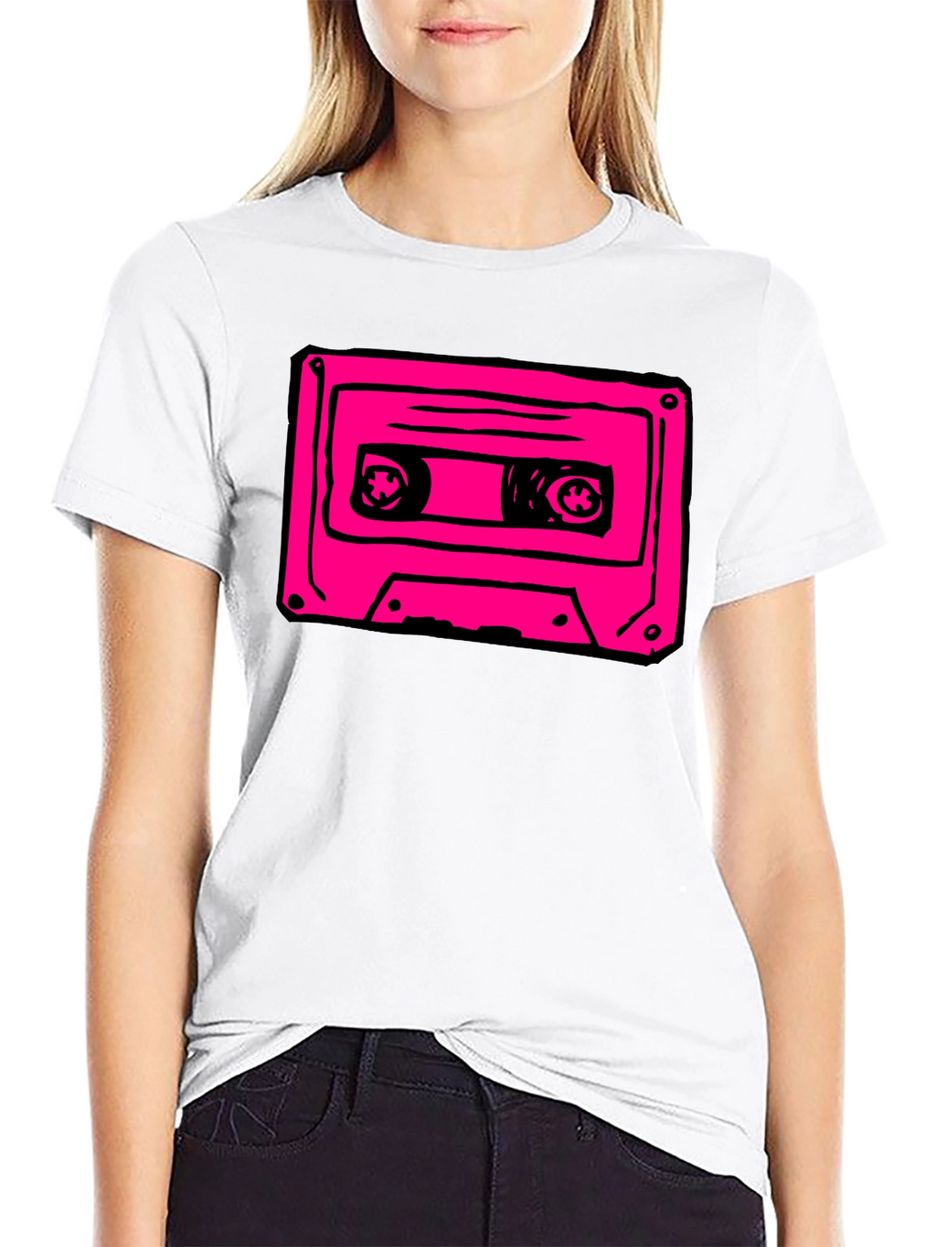 Retro Cassette Tape Graphic T-Shirt