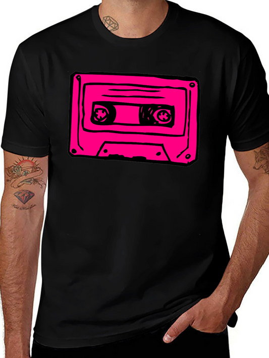 Retro Cassette Tape Graphic T-Shirt