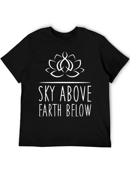Sky Above Earth Below Graphic Tee - Black