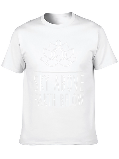 Sky Above Earth Below Graphic Tee - Black