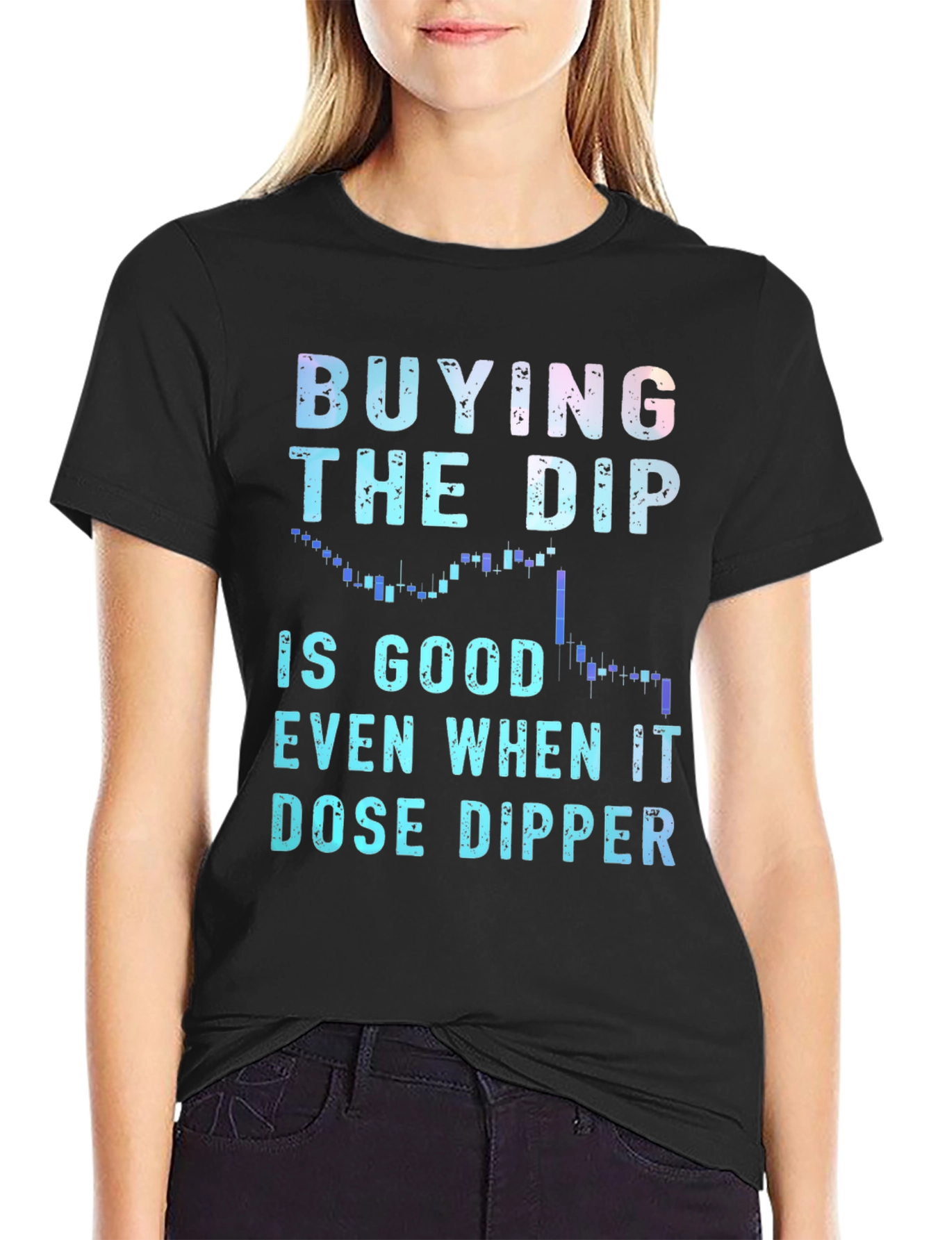 Buy the Dip T-Shirt - Investor Stock Market Tee