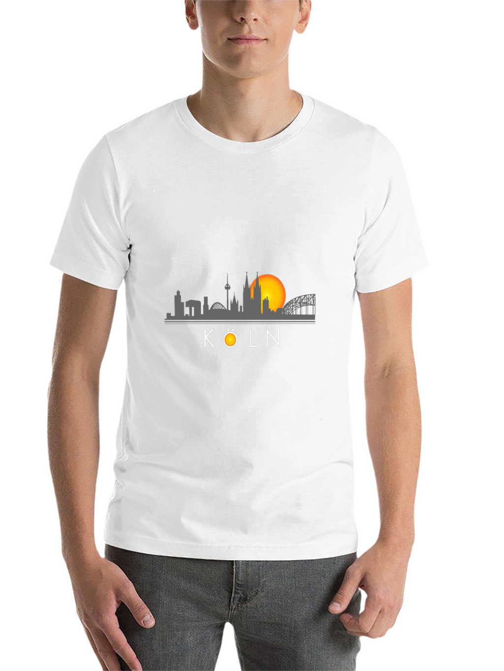 Cologne Skyline T-Shirt - City Silhouette Tee