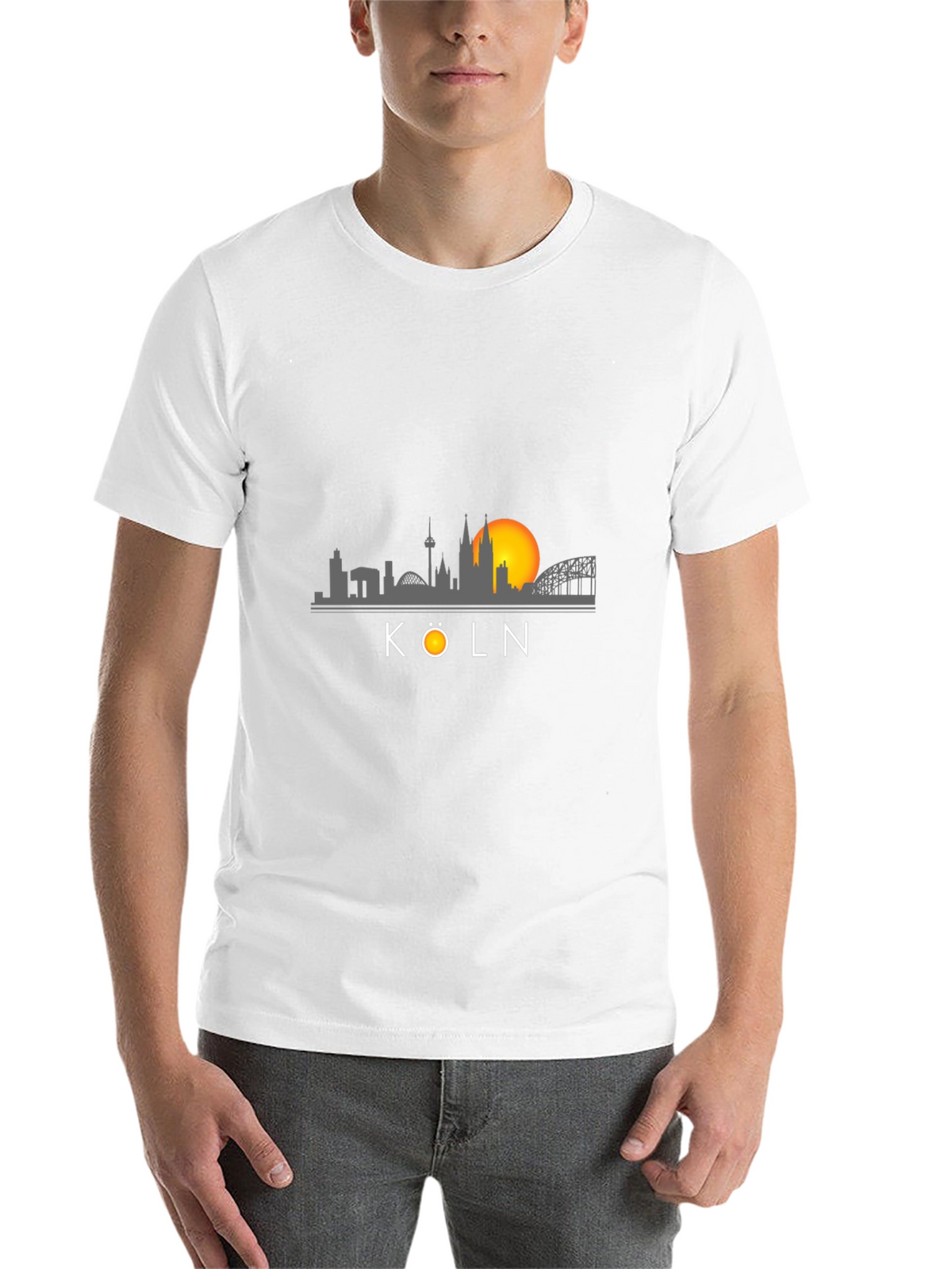 Cologne Skyline T-Shirt - City Silhouette Tee
