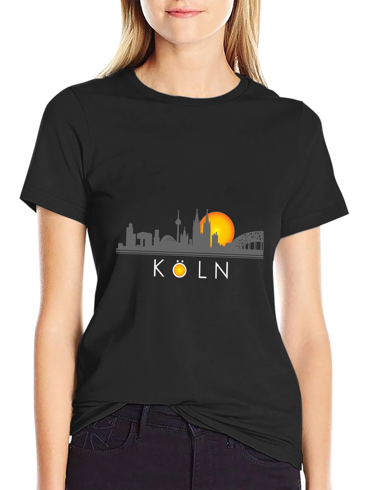 Cologne Skyline T-Shirt - City Silhouette Tee