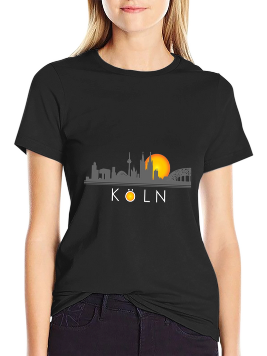 Cologne Skyline T-Shirt - City Silhouette Tee