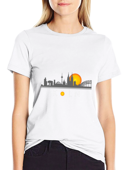 Cologne Skyline T-Shirt - City Silhouette Tee