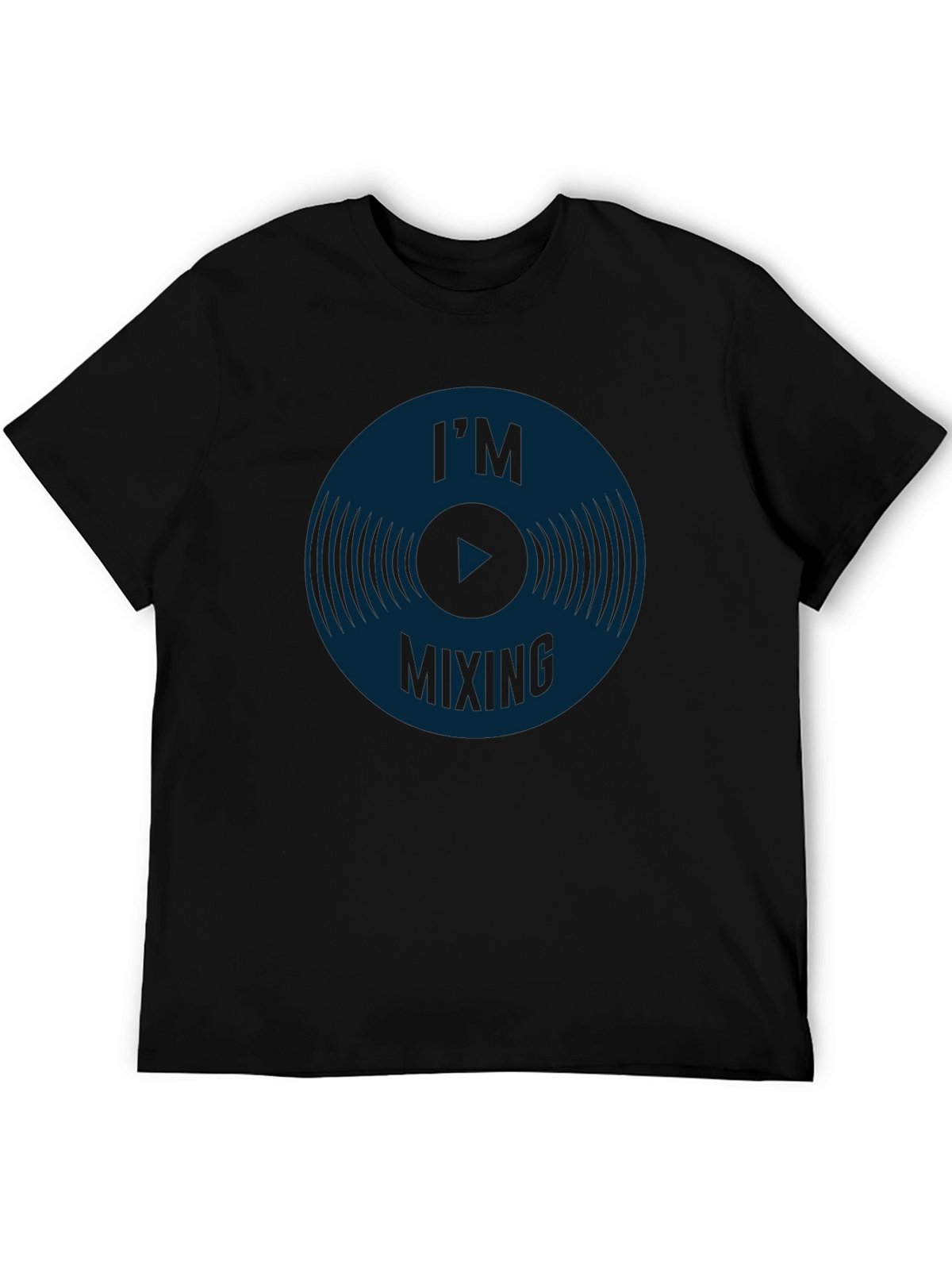 DJ Mixing Vinyl Record T-Shirt