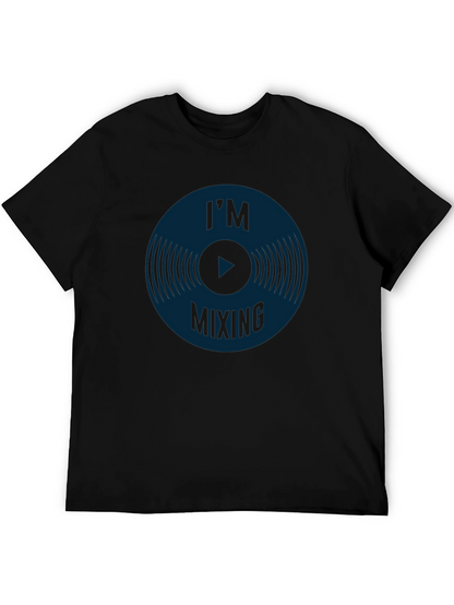 DJ Mixing Vinyl Record T-Shirt