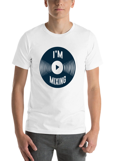 DJ Mixing Vinyl Record T-Shirt