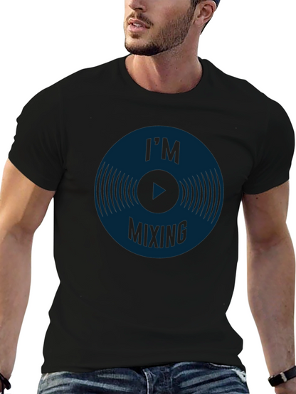 DJ Mixing Vinyl Record T-Shirt