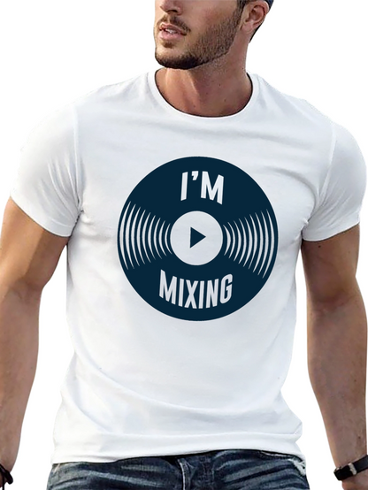 DJ Mixing Vinyl Record T-Shirt