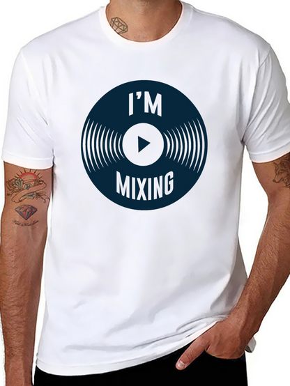 DJ Mixing Vinyl Record T-Shirt