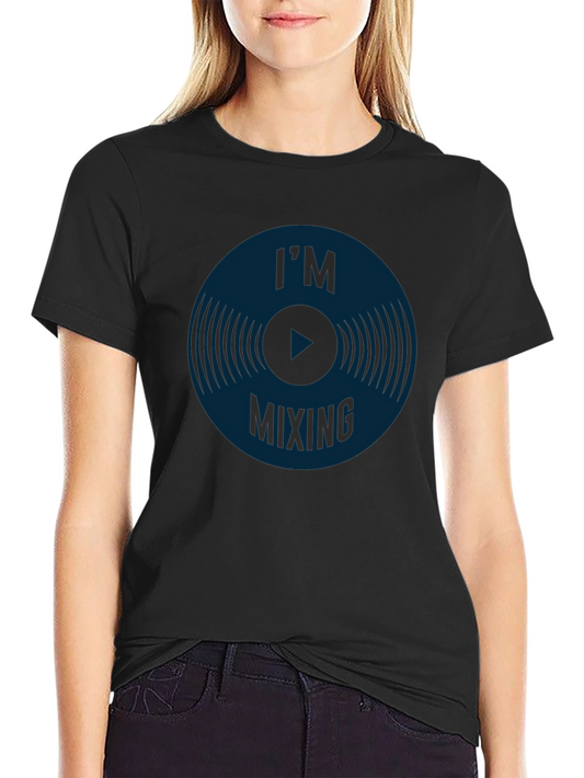 DJ Mixing Vinyl Record T-Shirt
