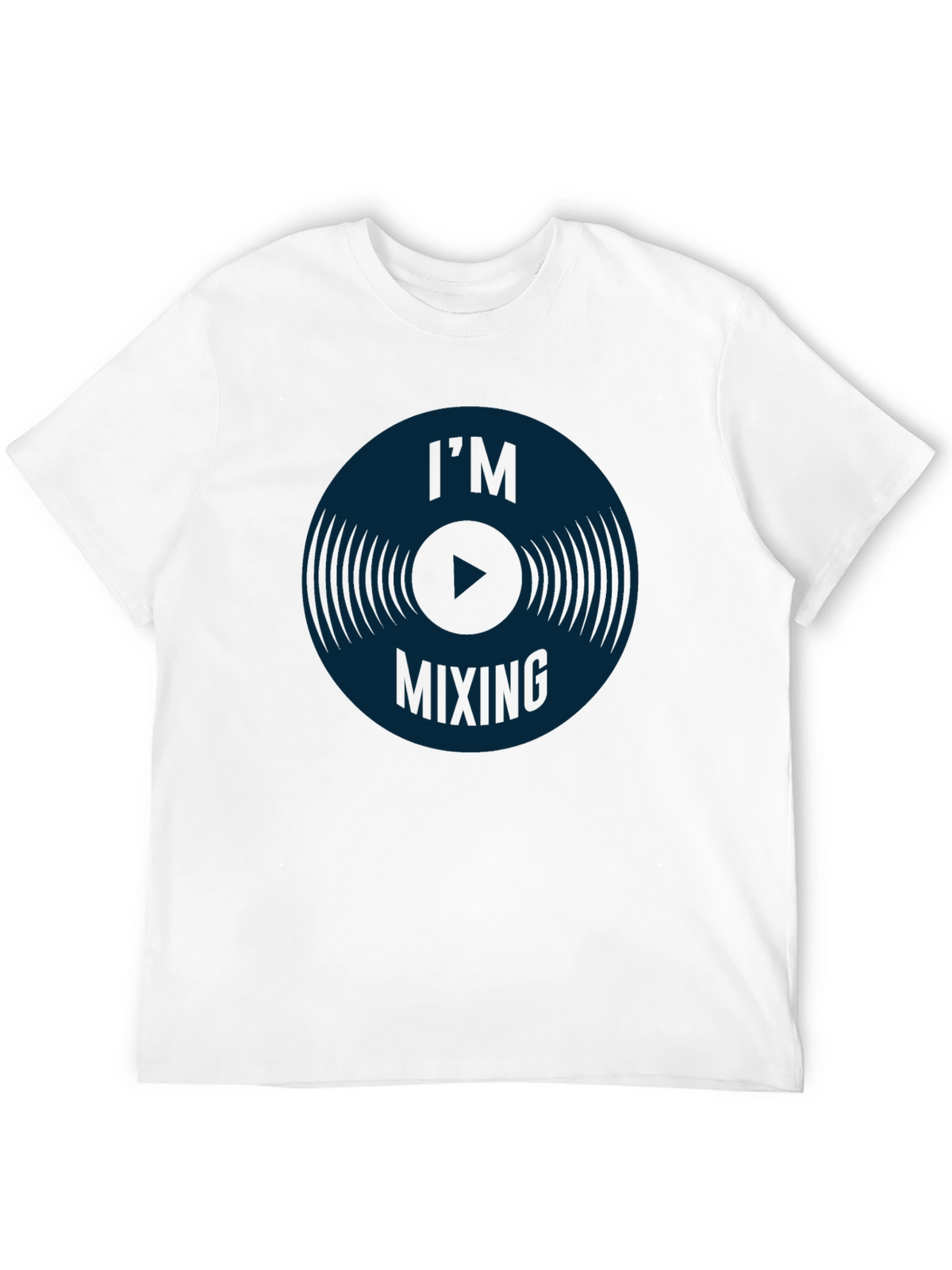 DJ Mixing Vinyl Record T-Shirt