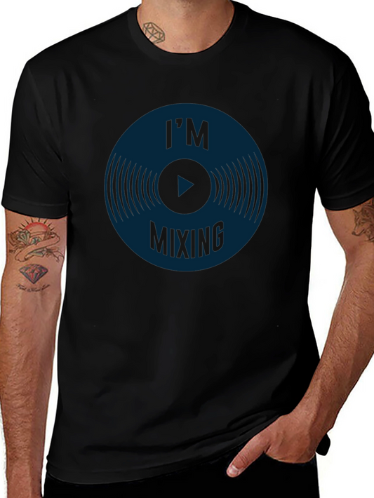 DJ Mixing Vinyl Record T-Shirt