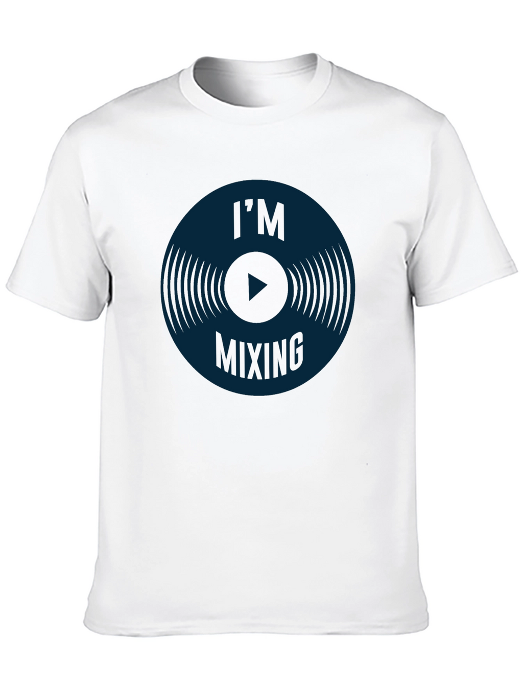 DJ Mixing Vinyl Record T-Shirt