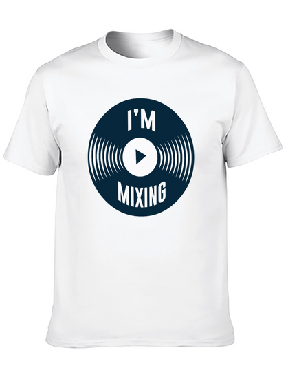 DJ Mixing Vinyl Record T-Shirt