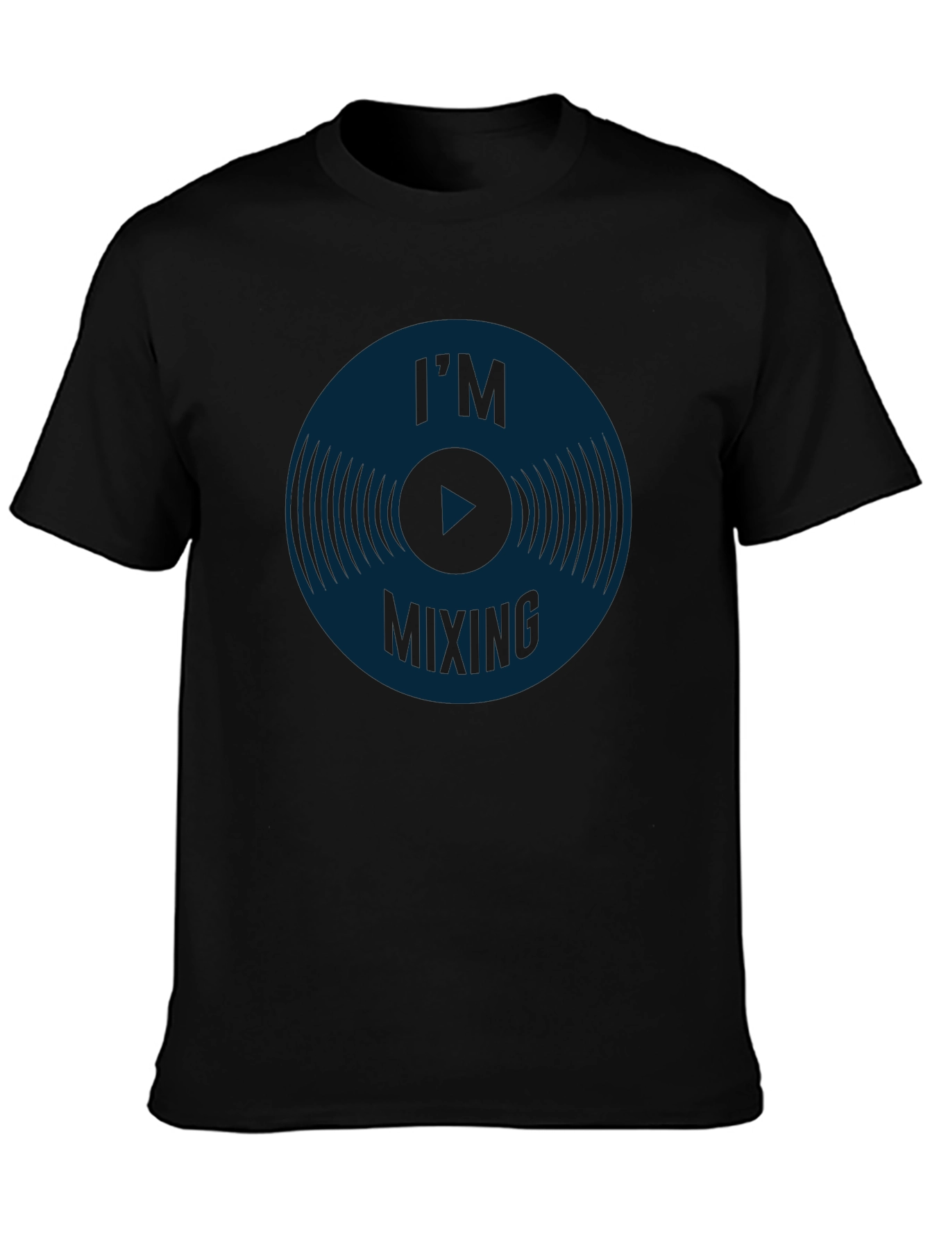 DJ Mixing Vinyl Record T-Shirt