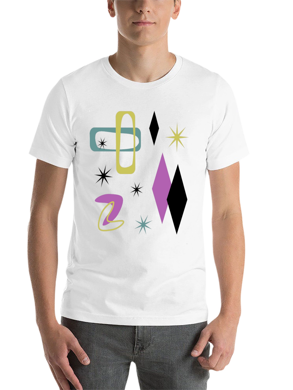 Mid-Century Modern Atomic Era Graphic T-Shirt