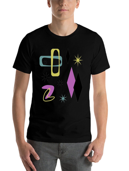 Mid-Century Modern Atomic Era Graphic T-Shirt