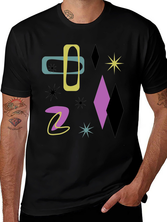 Mid-Century Modern Atomic Era Graphic T-Shirt