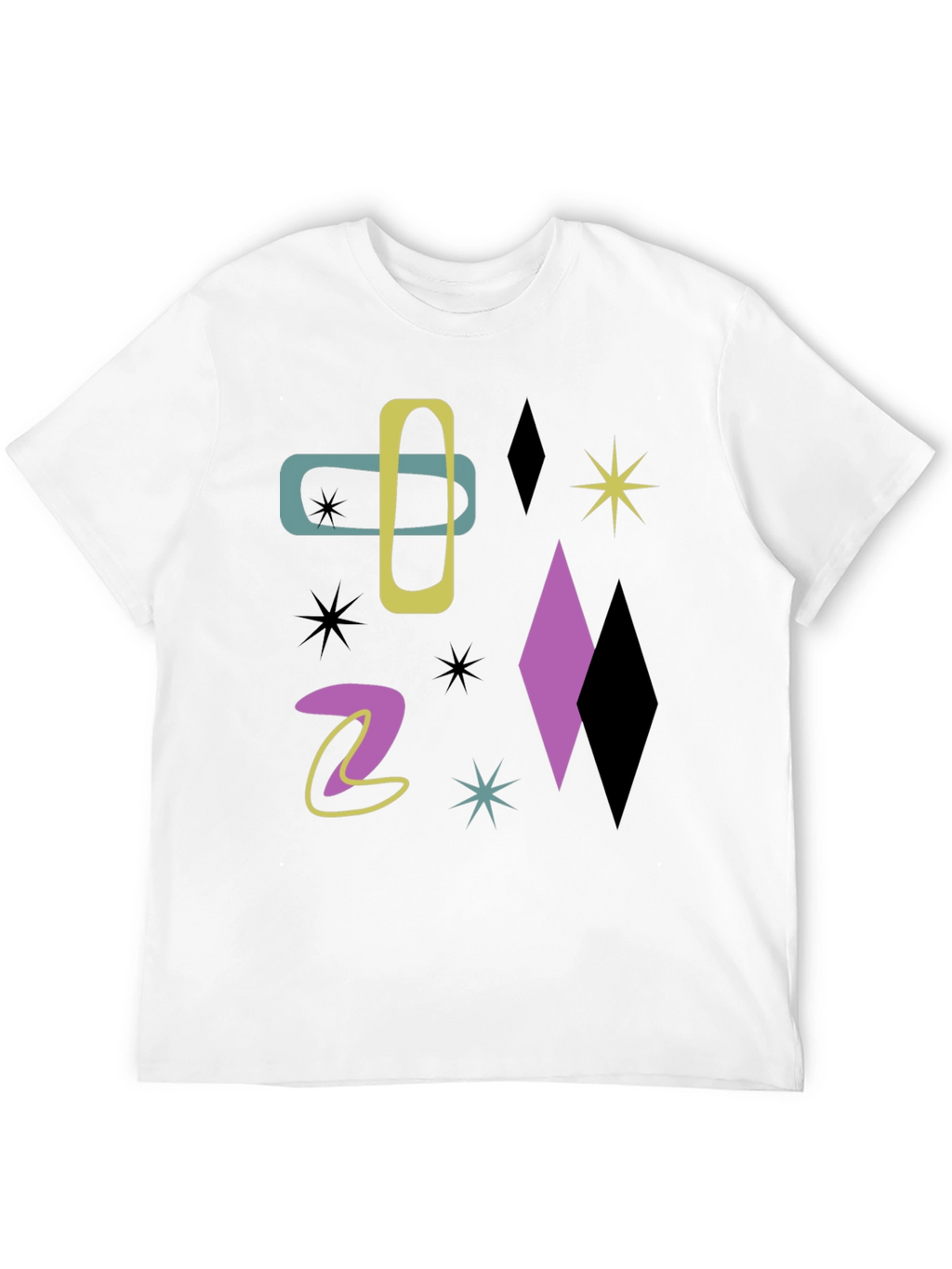 Mid-Century Modern Atomic Era Graphic T-Shirt