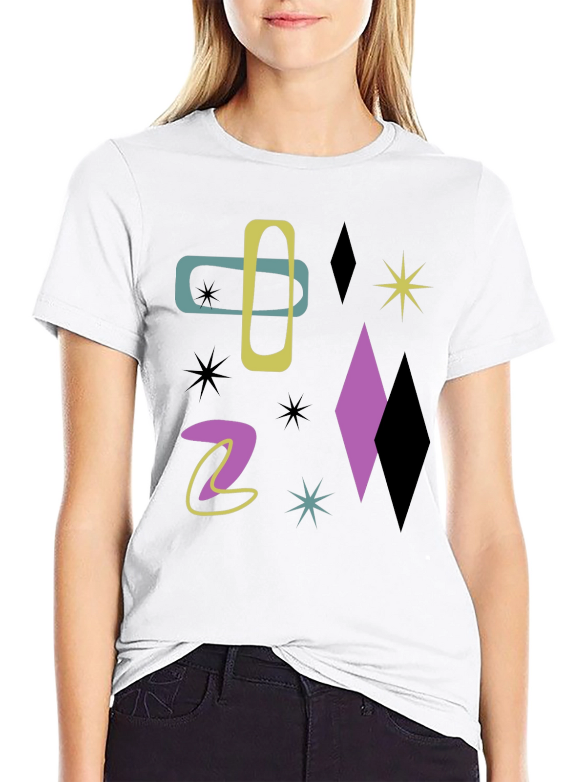 Mid-Century Modern Atomic Era Graphic T-Shirt