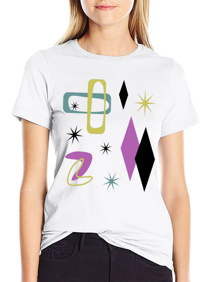 Mid-Century Modern Atomic Era Graphic T-Shirt
