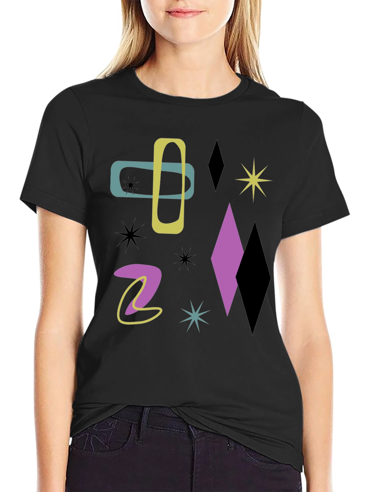 Mid-Century Modern Atomic Era Graphic T-Shirt