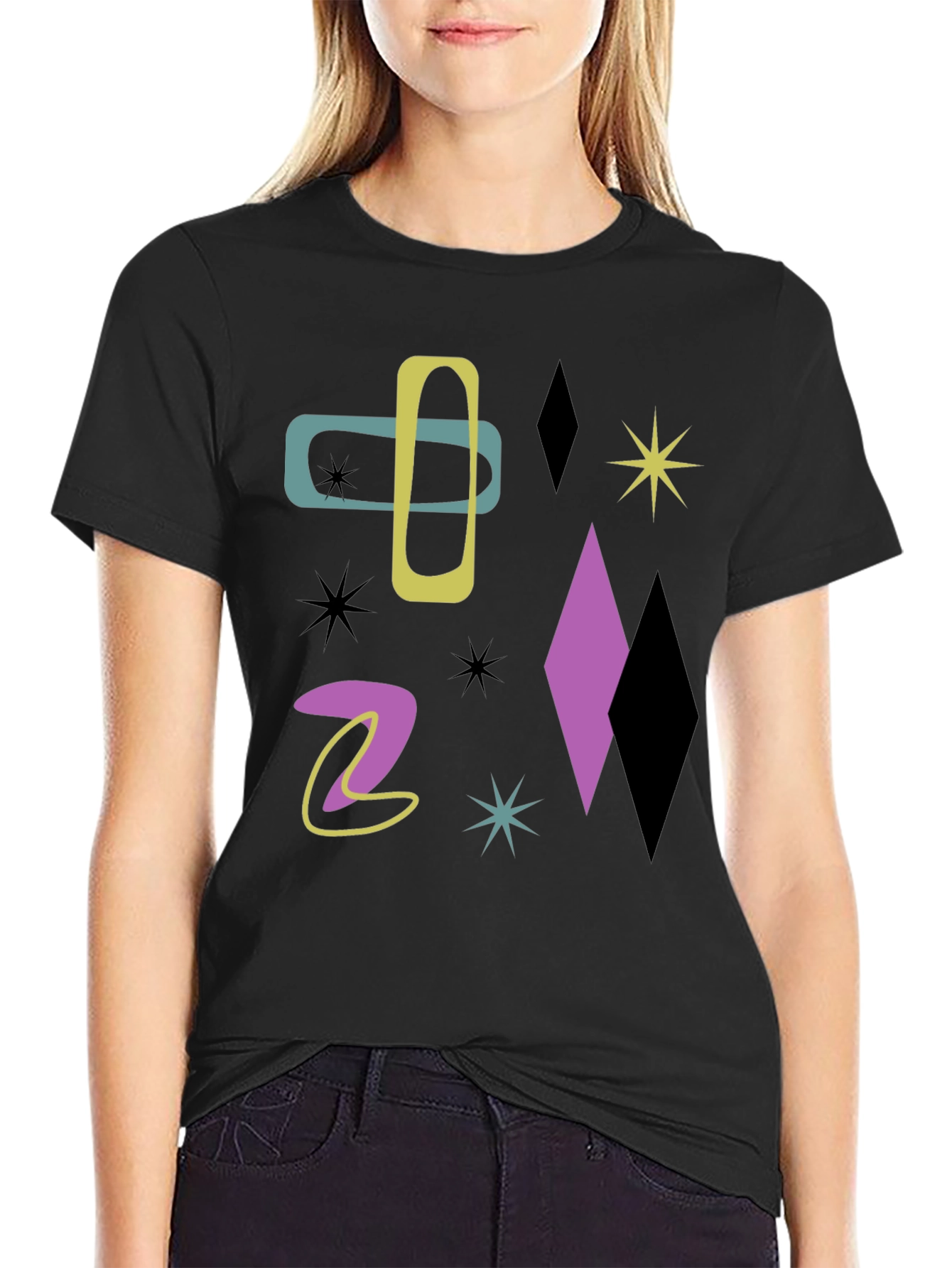 Mid-Century Modern Atomic Era Graphic T-Shirt