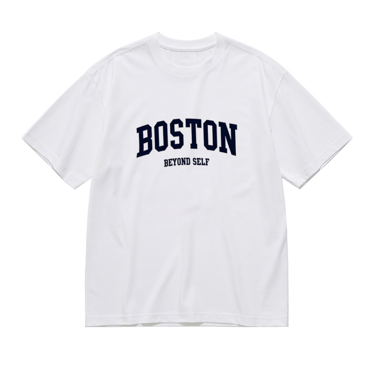 Boston Beyond Self Vintage Varsity Letter City Pride Casual Tee