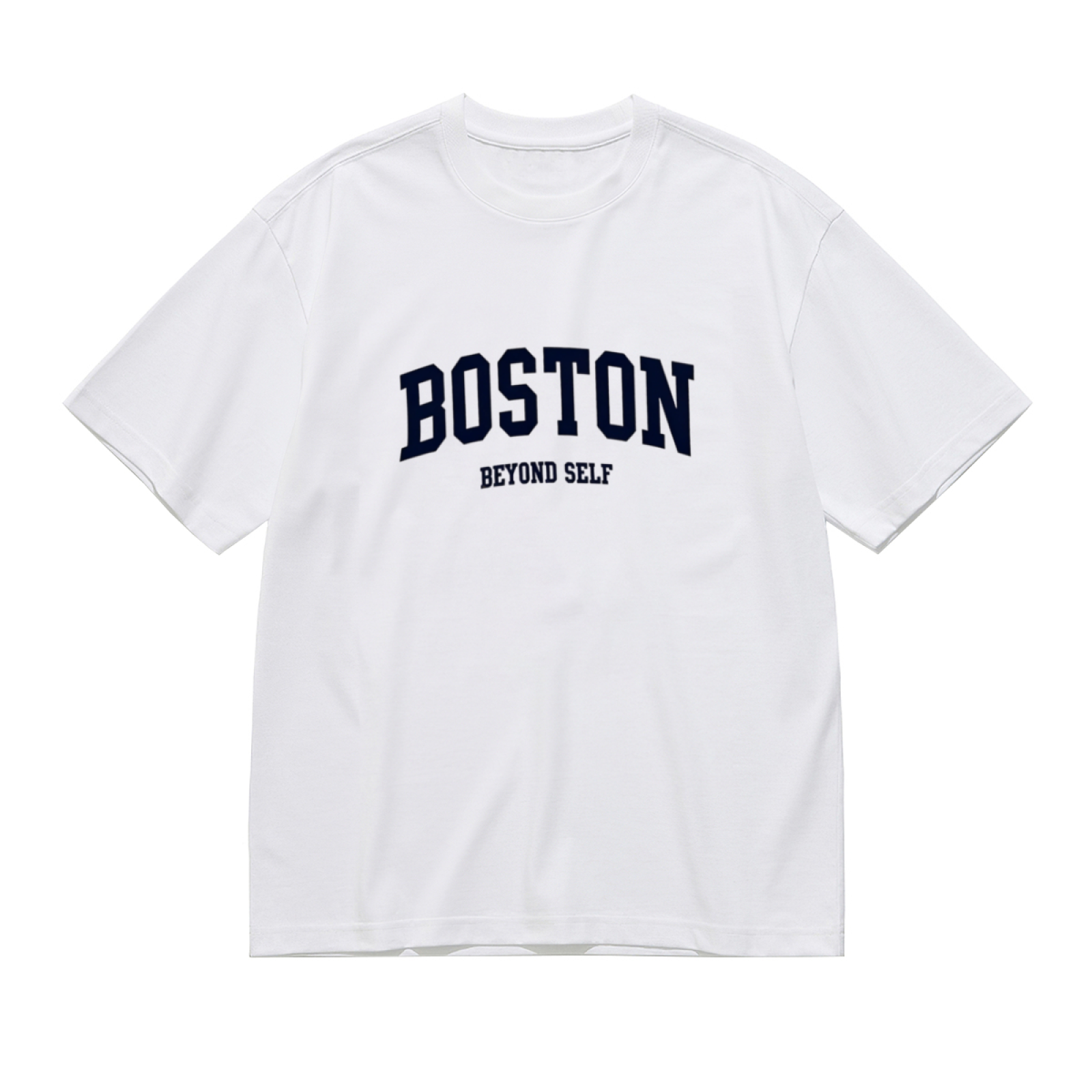 Boston Beyond Self Vintage Varsity Letter City Pride Casual Tee