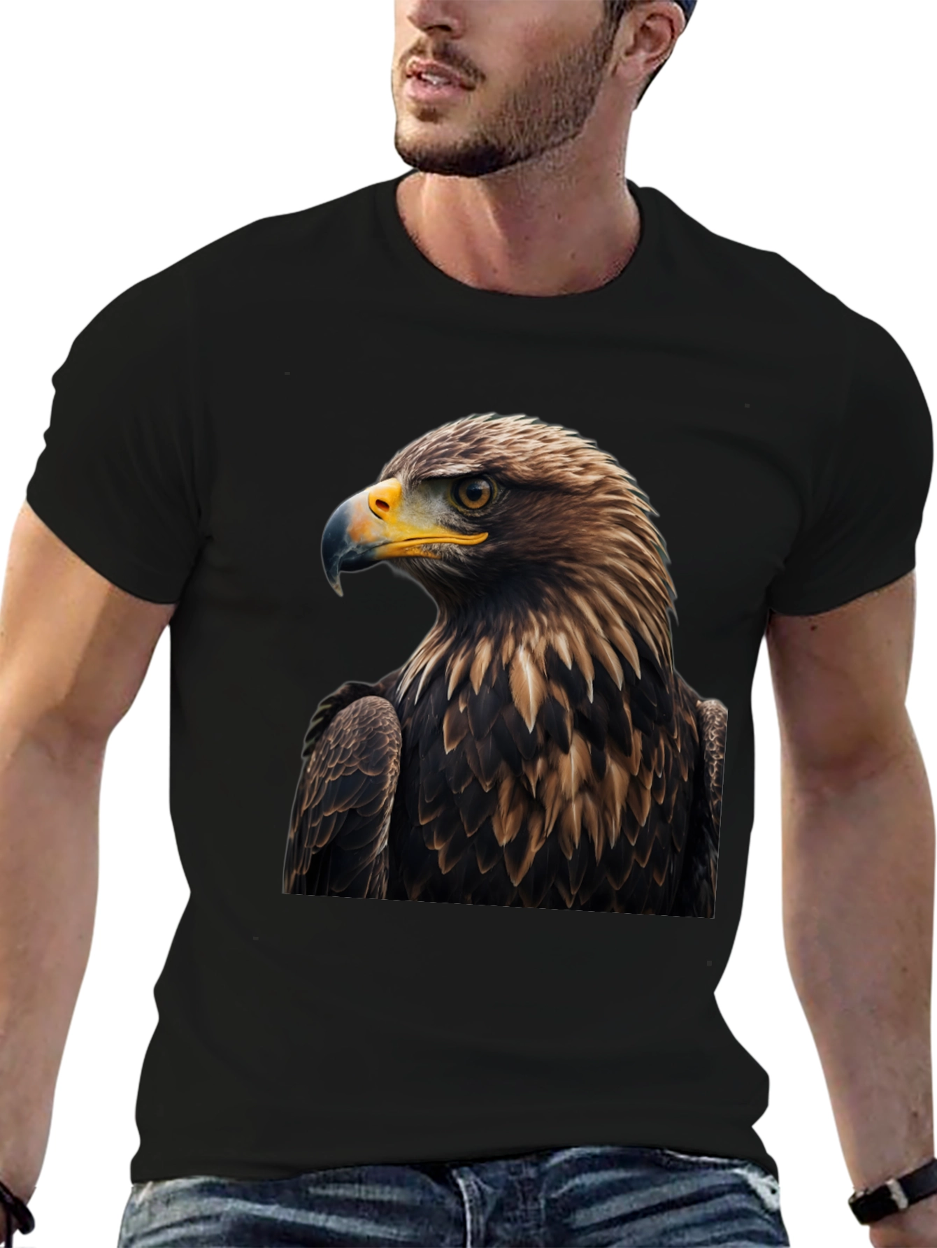 Eagle Graphic Tee - Majestic Bird Design