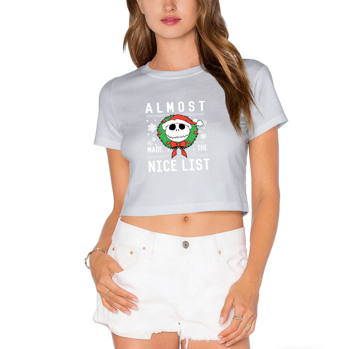 Classic Red Bow Hello Kitty Retro Graphic Crop Top