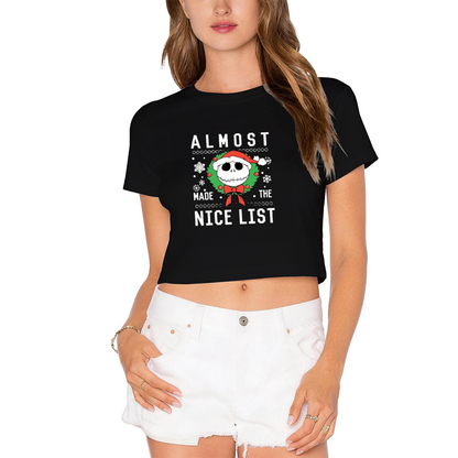 Classic Red Bow Hello Kitty Retro Graphic Crop Top
