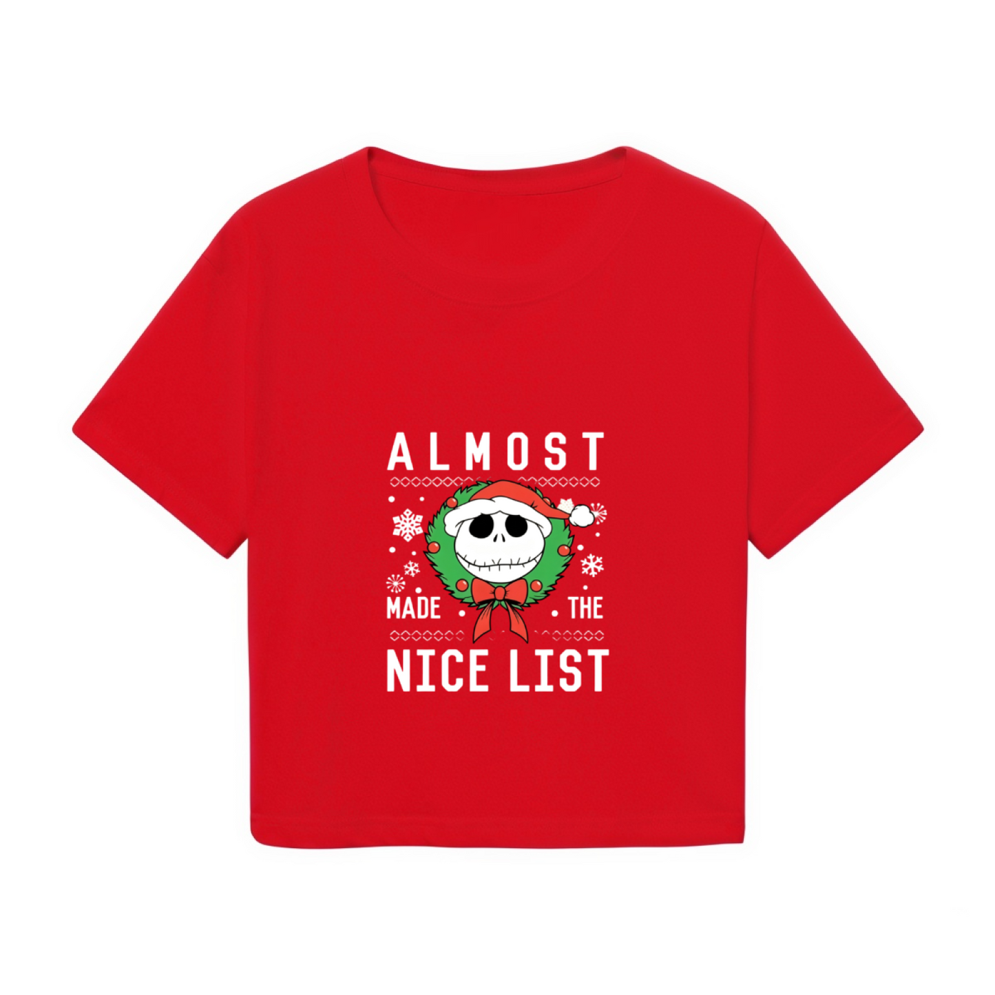 Classic Red Bow Hello Kitty Retro Graphic Crop Top