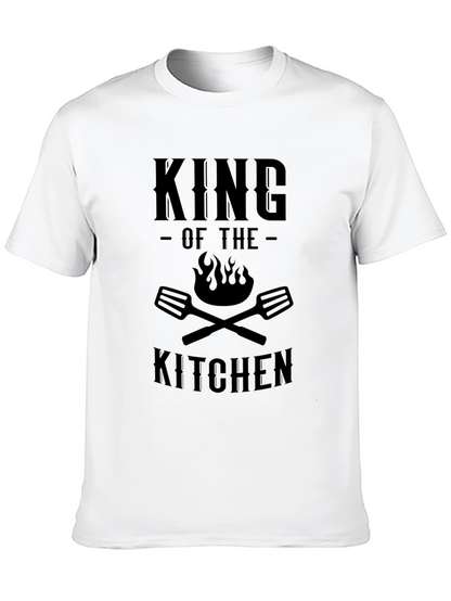 King of the Kitchen Black Graphic T-Shirt
