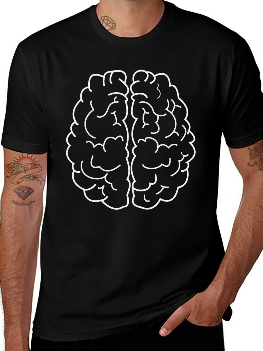 Brain Graphic T-Shirt - Think Boldly!